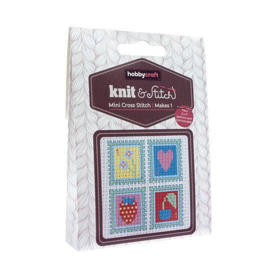 Mini Stamps Cross Stitch Kit image number 1