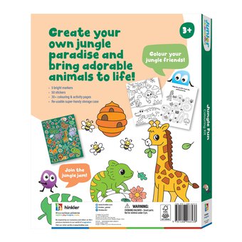 Junior Kaleidoscope Colouring Kit: Jungle Fun