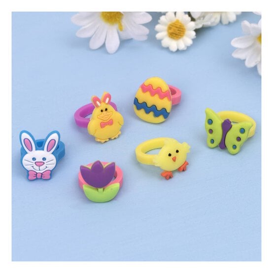 Easter Rings 6 Pack  image number 1