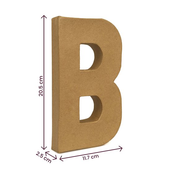 Mache Letter B 20cm image number 4