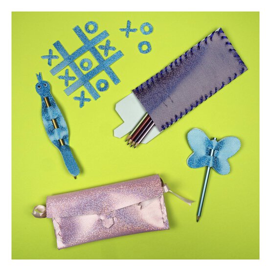 Turquoise Metallic Spot EVA Foam Sheet 22.5cm x 30cm image number 2