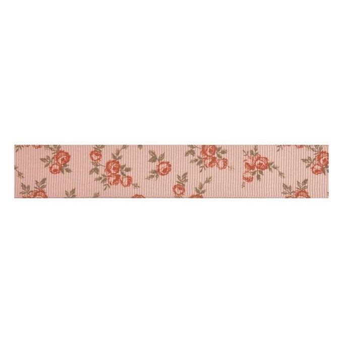 Pink Berry Cotton Ribbon 22mm x 5m image number 1