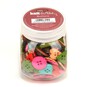Hobbycraft Button Jar Subdued Colour Shapes Assorted image number 4