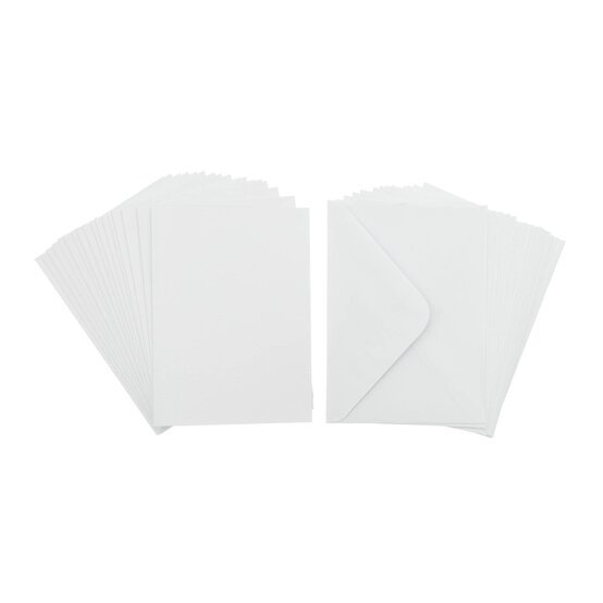 White Textured Cards 5 x 7 Inches 20 Pack image number 3