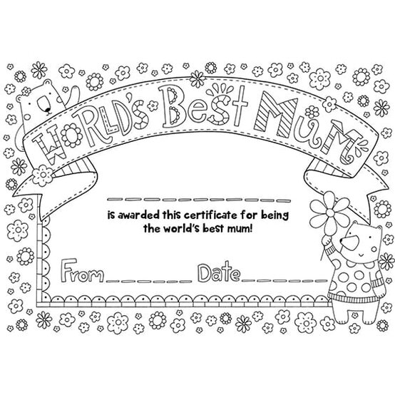 Free Mother's Day Certificate Download image number 1