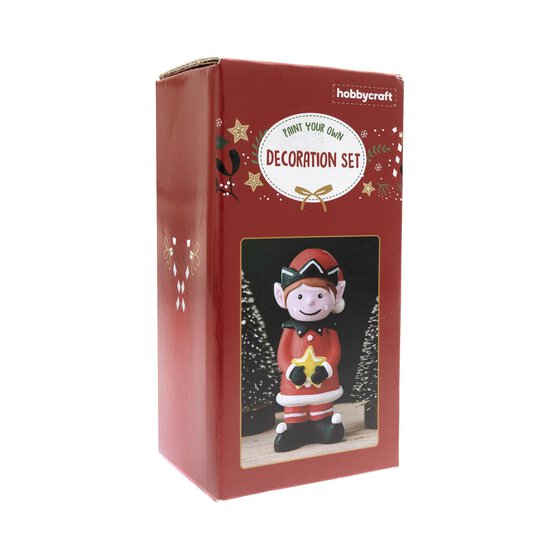 Paint Your Own Plaster Elf Decoration Kit image number 3