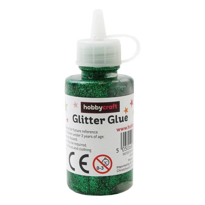 Green Glitter Glue 60ml image number 1