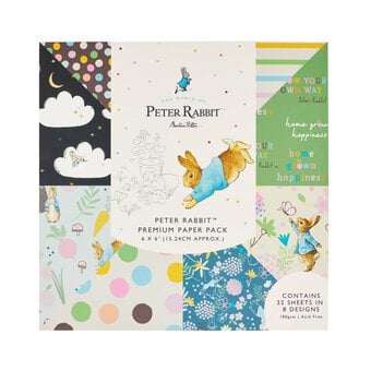 Peter Rabbit Paper Pad 6 x 6 Inches 32 Sheets