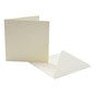 Ivory Cards and Envelopes 5.8 x 5.8 Inches 50 Pack image number 1