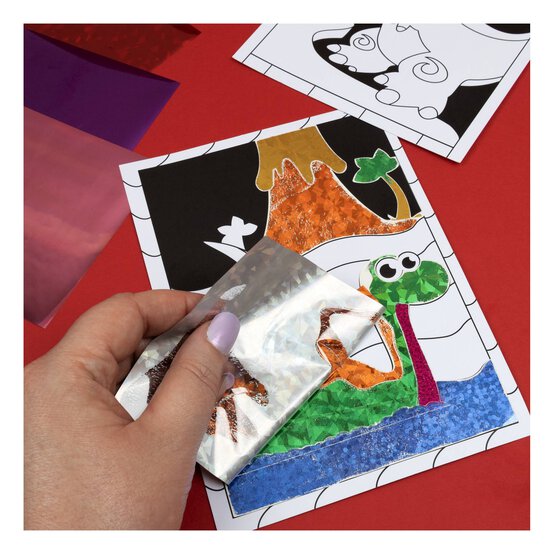 Dinosaur Foil Art Kit image number 3