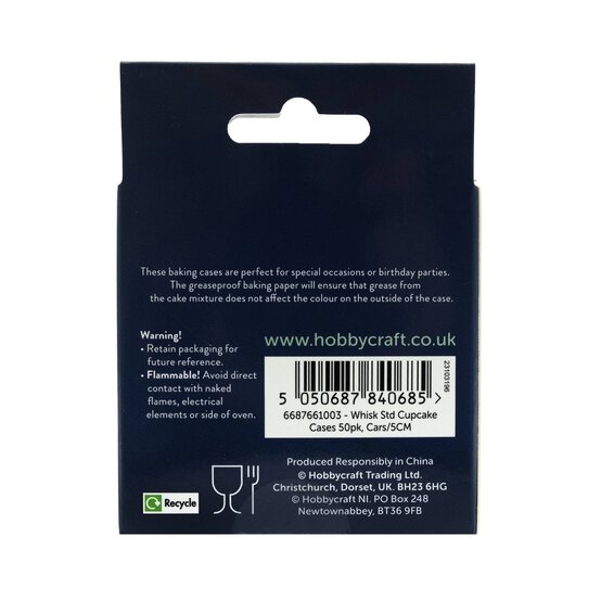 Whisk Car Cupcake Cases 50 Pack image number 6