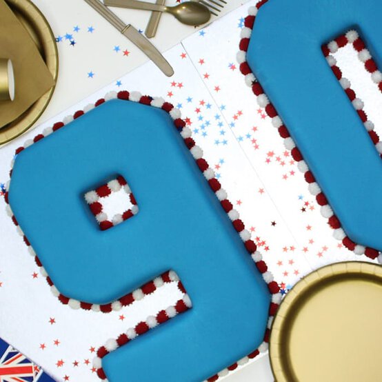 How to Make a Numbers Cake image number 1