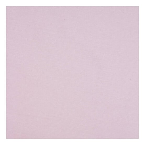 Pink Polycotton Extra Wide Fabric by the Metre image number 2