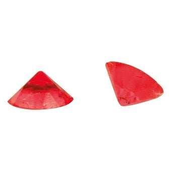 Ruby Edible Diamond Jelly Studs 20 Pack