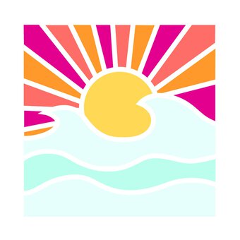 Mini Sunrise Embroidery Kit