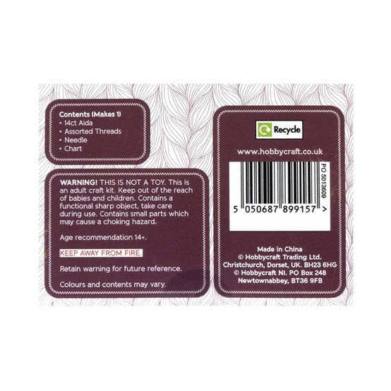 Mini Shopfront Cross Stitch Kit image number 2