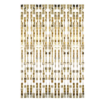 Ginger Ray Champagne Gold Sequin Hanging Backdrop 96cm x 2m
