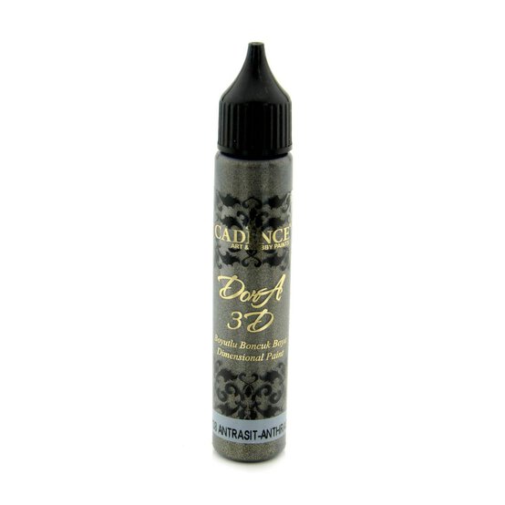 Cadence Anthracite Dora 3D Dimensional Paint 25ml image number 1