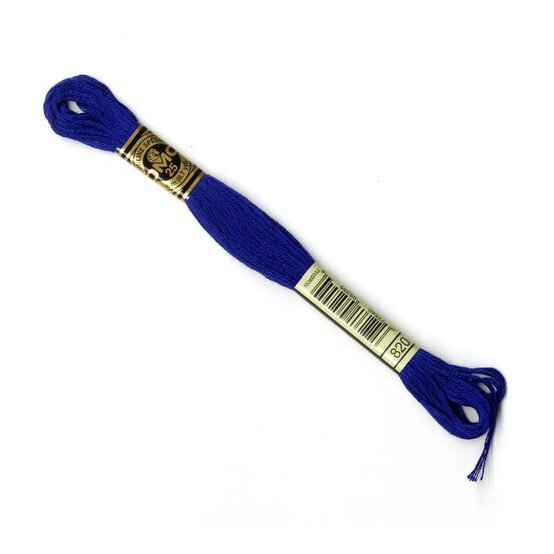 DMC Blue Mouline Special 25 Cotton Thread 8m (820) image number 1