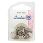 Hemline Silver Metal Military Anchors Button 5 Pack image number 2