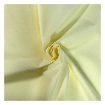 Lemon Cotton Homespun Fabric by the Metre