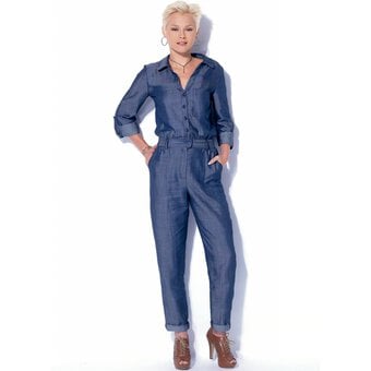 McCall’s Women’s Jumpsuit Sewing Pattern M7330 (XS-M) image number 7