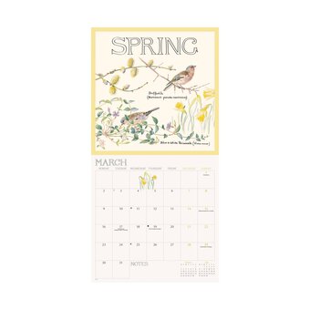 Edith Holden A Country Diary Wall Calendar 2026