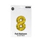 Extra Large Gold Foil Number 8 Balloon image number 3