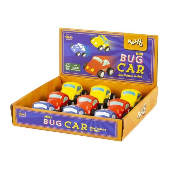 Assorted Majigg Wooden Mini Bug Car image number 3