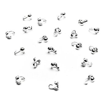 Beads Unlimited Silver Plated Midi Callottes 3mm 56 Pack