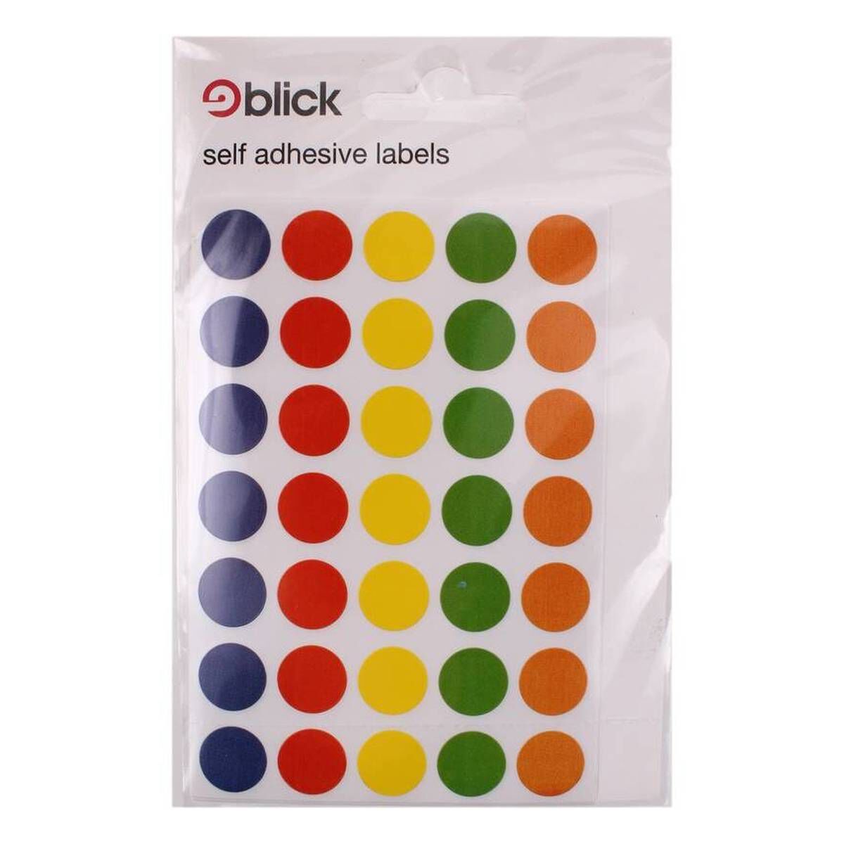 140 Small Round Sticky Coloured Dots Labels Stickers Self ...
