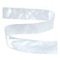 White Wire Edge Satin Ribbon 63mm x 3m image number 1
