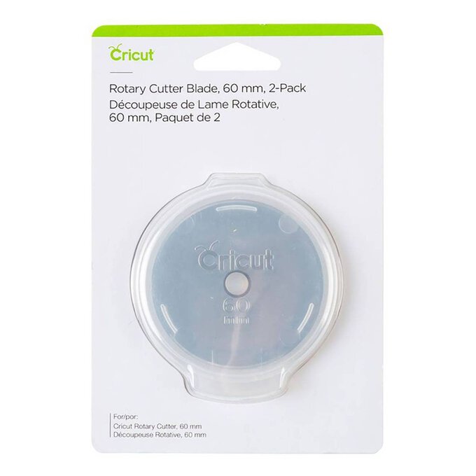 Cricut Rotary Cutter Blades 60mm 2 Pack image number 1
