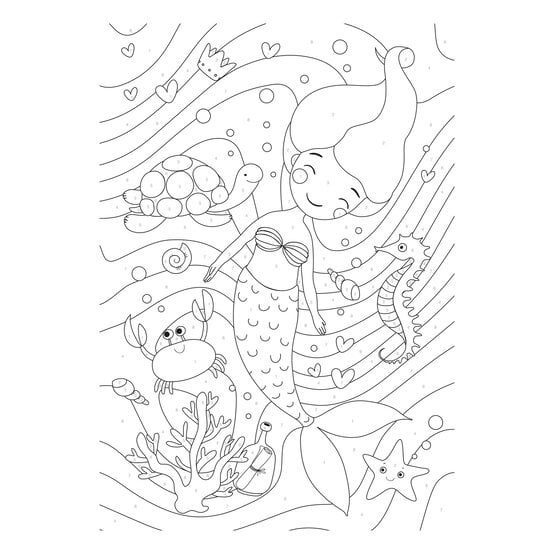 Mermaid Paint by Numbers image number 3