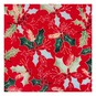 Red Holly Cotton Fabric by the Metre image number 2