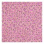Pink Blossom Viscose Print Fabric by the Metre image number 2