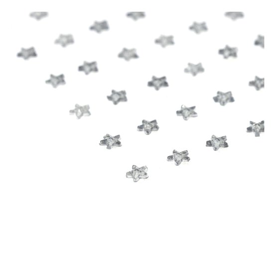 Silver Star Gem Stickers  image number 3