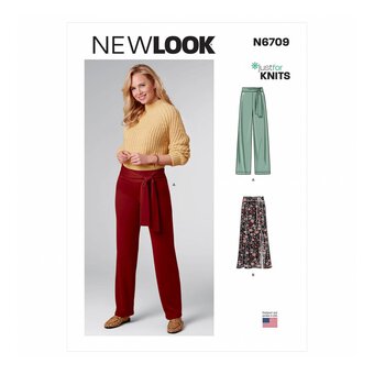 New Look Women's Trousers and Skirt Sewing Pattern 6709 (8-18)