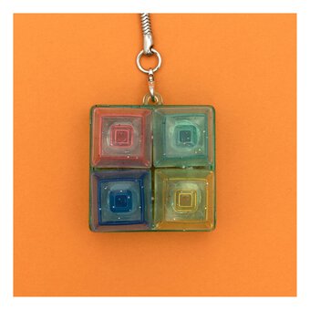 Turquoise Keyboard Fidget Keyring