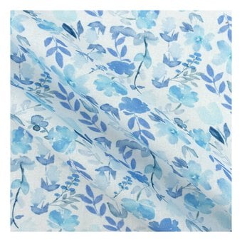 Blue Floral Cotton Fat Quarters 5 Pack image number 2