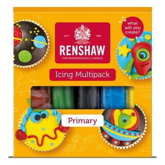 Renshaw Ready To Roll Primary Colours Icing