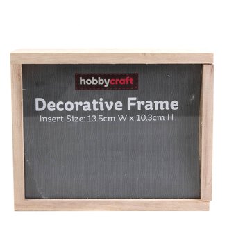 Decorative Frame with Glass 15cm x 12cm