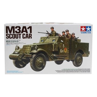 Tamiya M3A1 Scout Car Model Kit 1:35 image number 2
