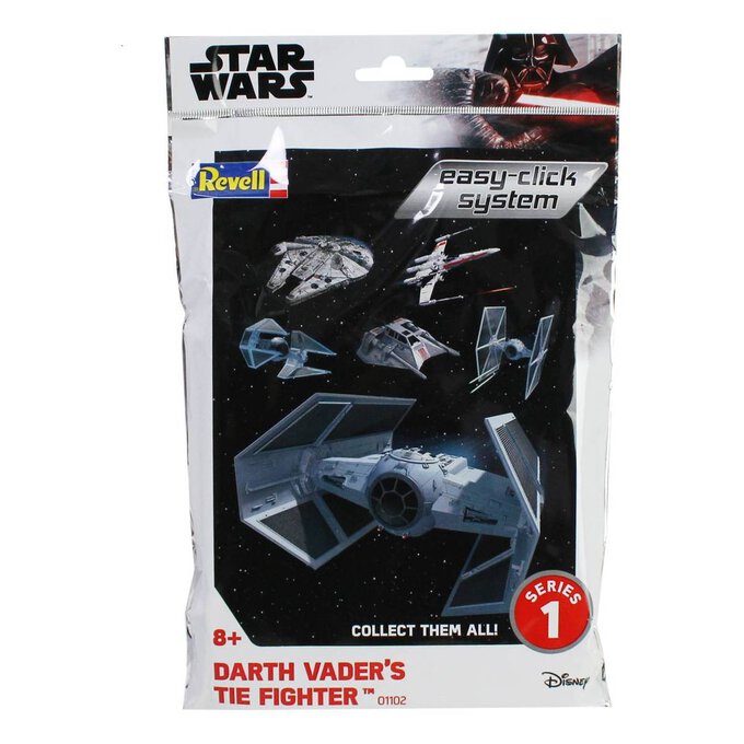 Revell Star Wars Darth Vader's TIE Fighter Easy Click Model Kit image number 1