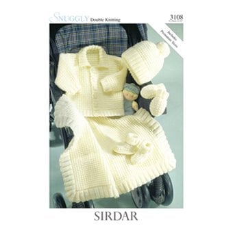 Sirdar Snuggly DK Baby Pattern 3108