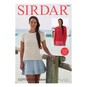 Sirdar Cotton Rich Aran Women's Sweaters Digital Pattern 7890 image number 1