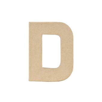 Mini Mache Letter D 10cm image number 4