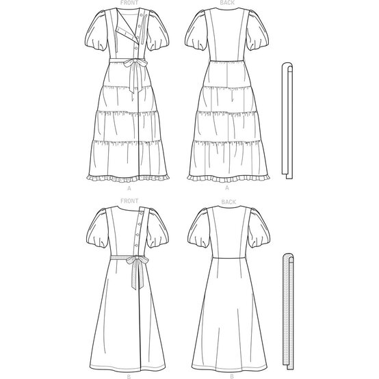 New Look Women&rsquo;s Dress Sewing Pattern N6694 image number 3