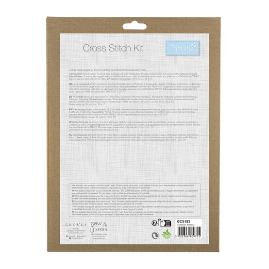 Trimits Gardener's Paradise XL Cross Stitch Kit 58cm x 43cm image number 4