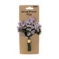 Purple Forget-Me-Not Dried Floral Pick 13cm  image number 4